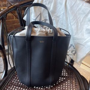 MaxMara leather tote bag